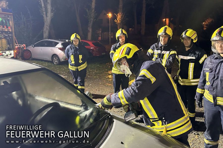 Ausbildung mit der Feuerwehr Mittenwalde